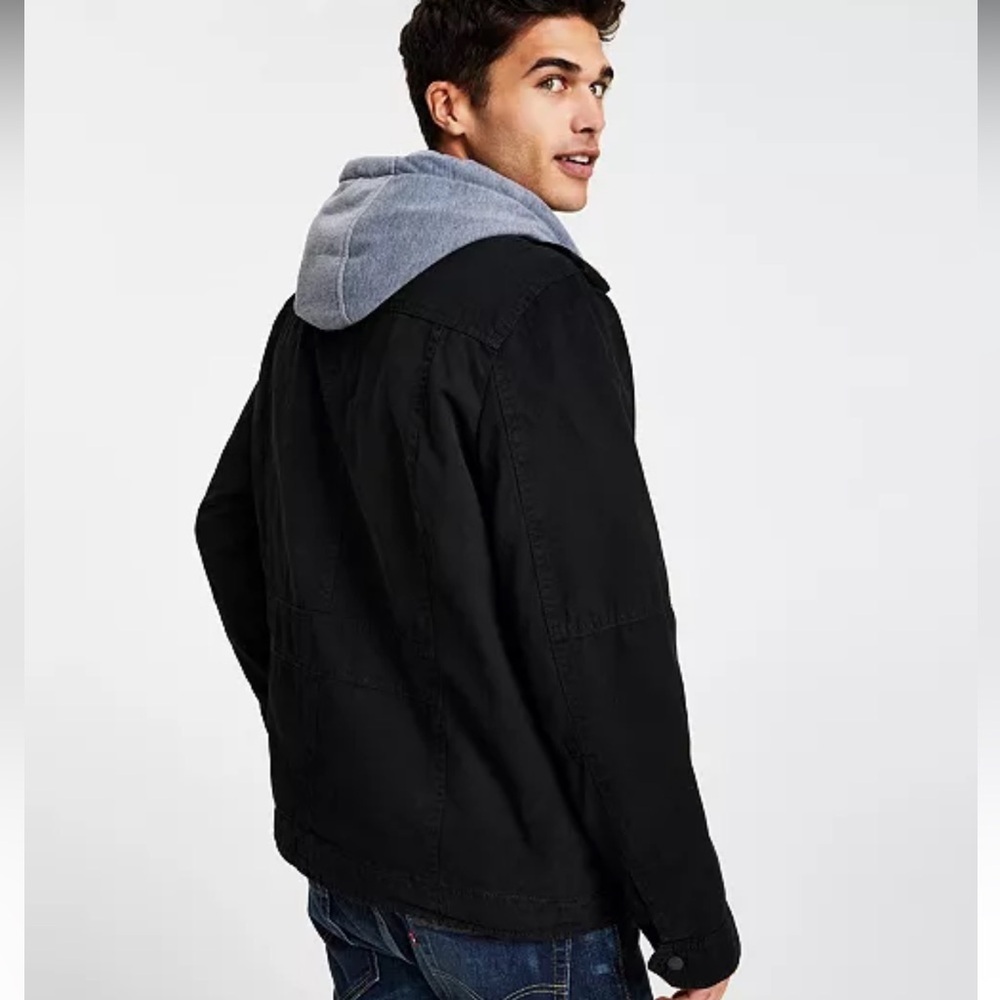 Levi’s Sherpa hooded trucker jacket XL - Picture 3 of 4